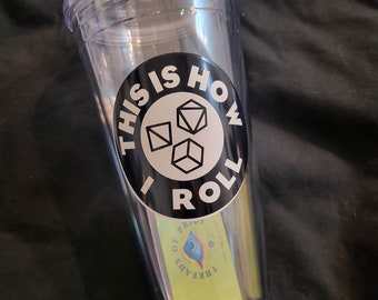 Ready to Ship 32 oz Tumbler: Dungeons Dragons Gamer
