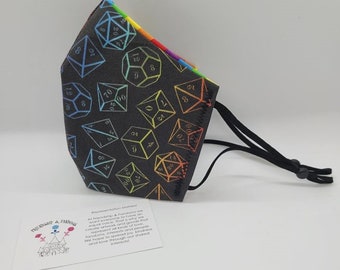FANDOM MASKS! Dungeons and Dragons! D&D! Dice!