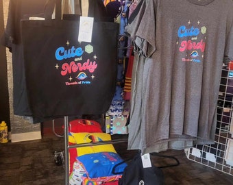 Nerdy T Shirts: Queer and Cryptid, Queer and Nerdy and More!