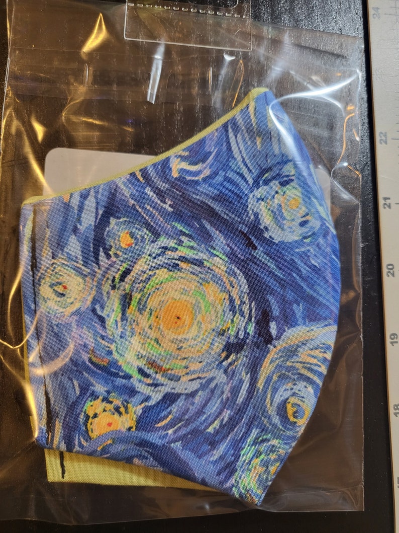 CLEARANCE FANDOM MASKS Size Medium fits most adults STARRY NIGHT