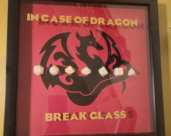Hand Made FRAMED Wall Hangings Dungeons and Dragons! RPG!