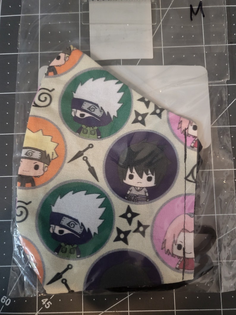 CLEARANCE FANDOM MASKS Size Medium fits most adults MEDIUM NARUTO