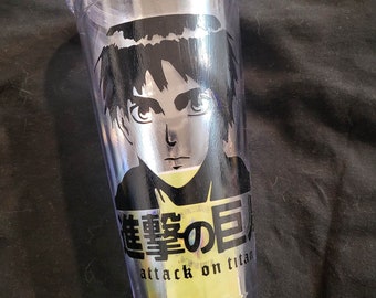 Ready to Ship 32 oz Tumbler: Attack Anime