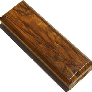 English walnut pen box