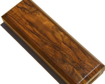 English walnut pen box