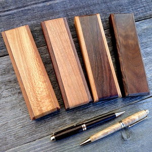 Signature Pen Box Collection, Groomsmen gift, Handmade Pen Box, Pen Box, Pen holder, Pen holder for desk, Wooden Pen Box