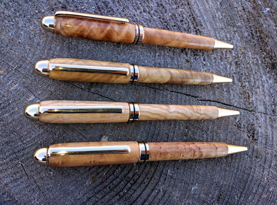 Personalized Wooden Pens, Custom Engraved Wood Twist Pens