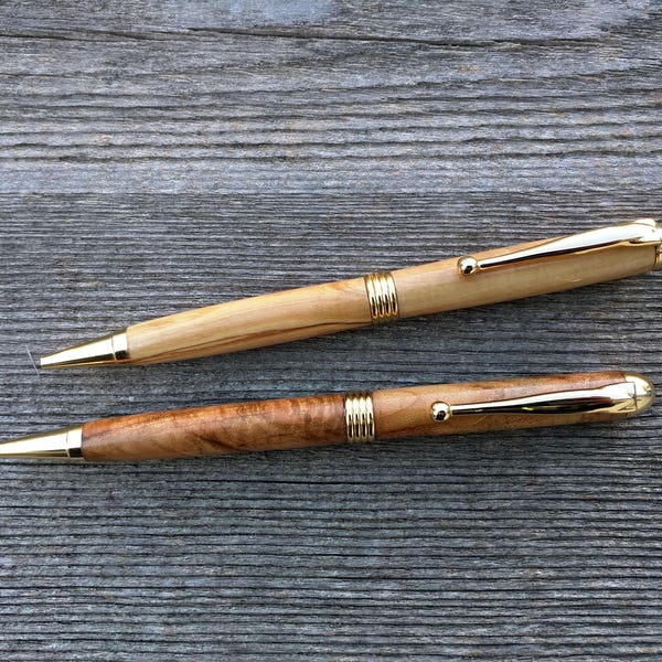 Handmade Wooden Pen, Comfort Style, Custom Engraved Pen