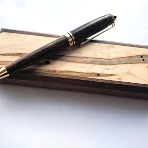 NEW Ambrosia Maple Pen Box, Custom Pen Box, Pen Set, Handmade Pen Box