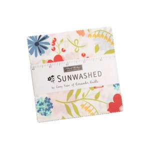 Sunwashed Charm Pack 29160PP Moda Precuts Designed by Corey Yoder Coriander Quilts 100% Cotton