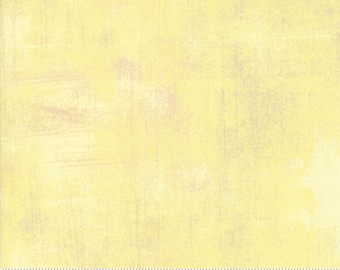 Lemon Gras Gelb Grunge Stoff - Moda Basicgrey