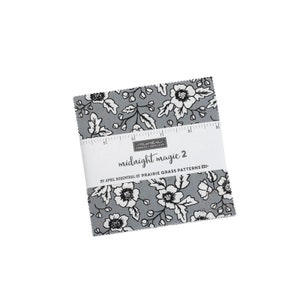 Midnight Magic 2 Charm Pack 24100PP Moda Precuts Halloween 5" x 5" squares of 100% cotton fabric designer April Rosenthal Prairie Grass