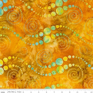 Expressions Batiks Tjaps Orange Multi by Riley Blake Designs Item Number: BTPT1093 Sold by the yard