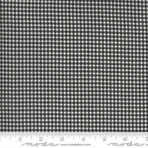 Kitty Corn Midnight 31177 17 Moda Gingham Black 100% high quality cotton fabric sold by the yard  Designer Urban Chiks Halloween Theme