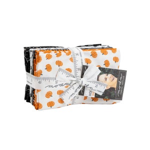 Holiday Halloween 9 x 22 Cut 20730F8 Moda Precut Fat Eighths 9” x 21” 100% high quality cotton designer Stacy lest Hsu