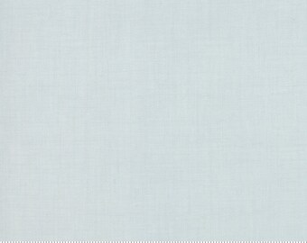 French General Solids Blue Linen Texture  Moda # 13529 163  Designed by: French General