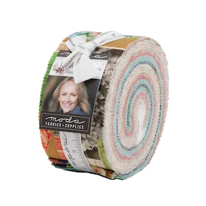 Flea Market Mix Jelly Roll  Moda #7350JR  Moda Digital Fabric