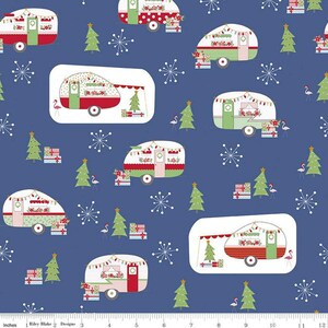 クリスマスアドベンチャーメインデニムスパークル品番：SC10730-DENIM 繊維含有量 綿100%