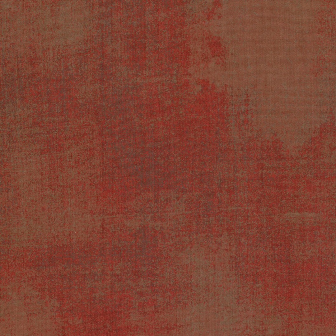Grunge Fabric by Moda Sold by the Yard Color Maras red Rust Etsy