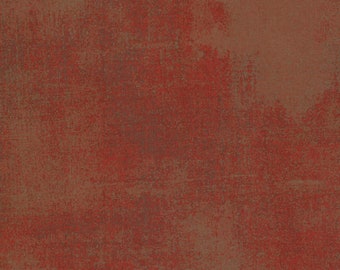 Grunge Fabric by Moda sold by the yard color Maras (red rust) 30150 82