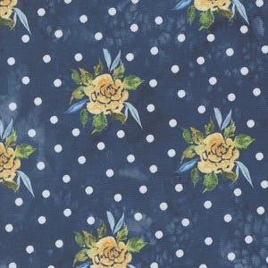 Sunshine Blue Skies Rosey Dots Florals Watercolor Dots Roses 39821 13  Moda Designed Create Joy Project Sold by the Yard