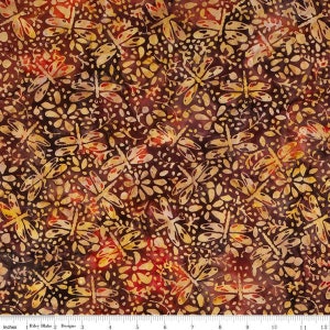 Expressions Batiks Tjaps Brown Red Multi by Riley Blake Designs Item Number: BTCB1019 Sold by the yard