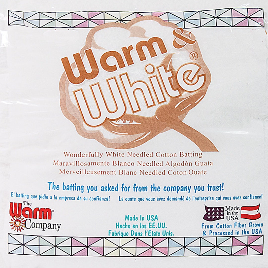 Warm Company Warm 100 Cotton Batting-Twin Size 72 X90, 1 count
