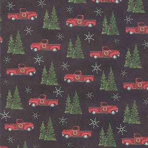 Vintage Weihnachts-Truck-Stoff: Homegrown Holidays Moda, lose Ware zu verkaufen