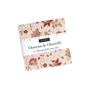 Chateau De Chantilly Charm Pack 13940PP Moda Pré-cortados projetados pelo general francês 42 peças sortidas de quadrados de 5" x 5"