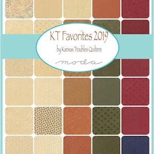Kansas Troubles Favorites Jelly Roll  Moda # 9600JR   Designed by Kansas Troubles   Kansas Troubles
