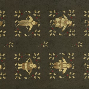 Snowbound Green with snowman   Moda# 7020 12  Designed by: Kathy Schmitz  100% Cotton sold by the yard