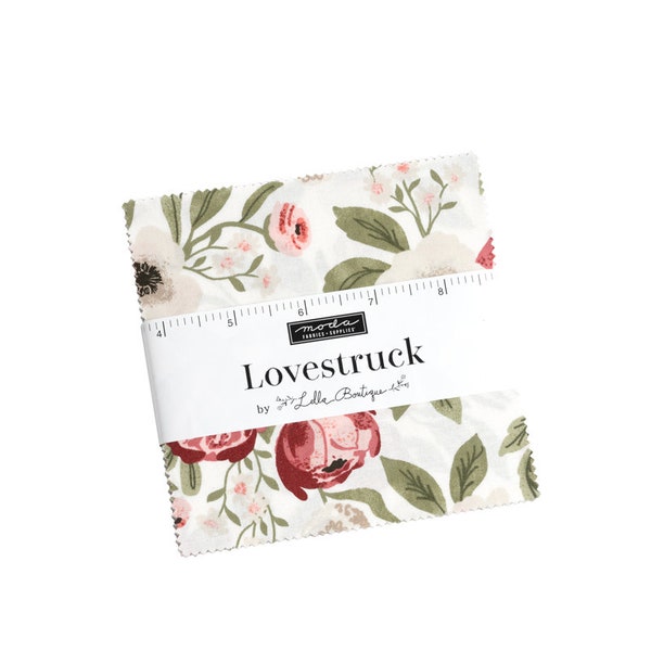 Lovestruck Charm Pack 5190PP Moda Precuts 5" x 5" Designed by Lella Boutique