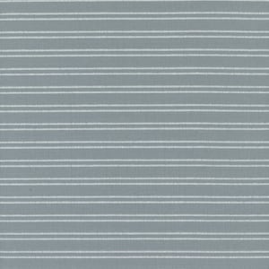 18&quot; Lakeside Silver 992 279 Moda Toweling Grey Woven Stripe  Designer Pieces To Treasure Sold by the yard