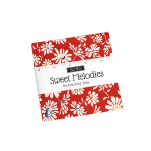 Sweet Melodies Charm pack 21810PP Moda Precuts Designed by American Jane