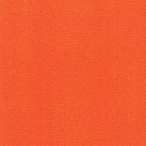 Thatched  Tangerine  Moda # 48626 82  Basic Texture Solid Orange Designed by Robin Pickens