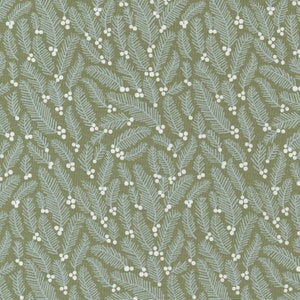 Christmas Eve Pine 5182 15 Moda Designed By: Lella Boutique floral sold by the yard Sprigs Blenders