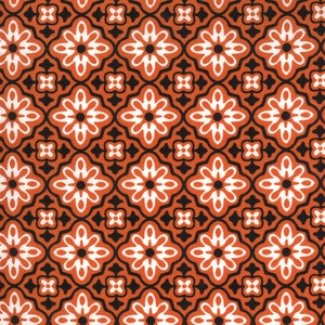 Midnight Magic 2 Pumpkin Pump Flower Tile Halloween Floral Moda # 24101 12 Diseñado por: April Rosenthal