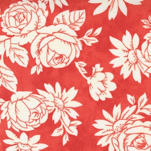 Strawberries Rhubarb Strawberry Fancy Apron designed by Fig Tree And Co Sold by the Yard  20401 11 Moda