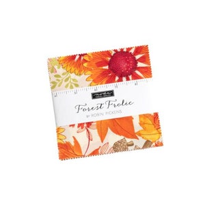 Forest Frolic Charm Pack 48740PP Moda Precuts Designed by Robin Pickens 42 Piece Assorted 5&quot; x 5&quot; squares