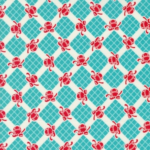 Kitty Christmas Frost Bells Checks and Plaids 31203 17 Moda Designed by Urban Chiks Sold by the Yard