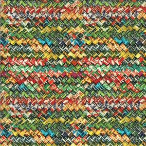 Flea Market Moxie Multi Gum Wrapper  Moda # 7363 11D  Designed by: Cathe Holden