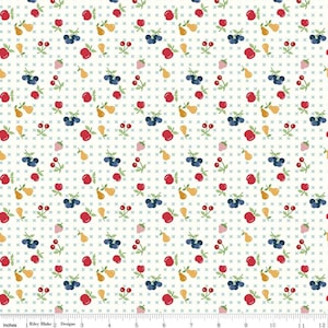 Cook Book Fruit Songbird Riley Blake Item Number: C11760-SONGBIRD Designer Lori Holt