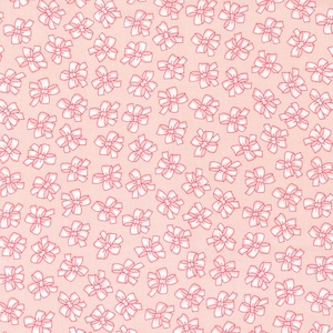 Lighthearted Ribbon Light Pink 55293 17 Moda Novelty Bows Designed by: Camille Roskelley sold by the yard