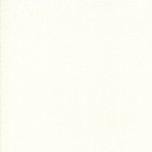Thatched  Cream  Moda # 48626 36  Basic Texture Solid Cream/White   Designed by Robin Pickens