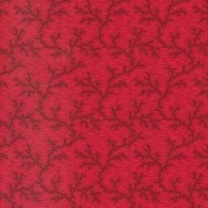 Joyful Gatherings Poinsettia Evergreen Sprig Blenders 49211 13 Moda Designed by Primitive Gatherings Sold by the Yard