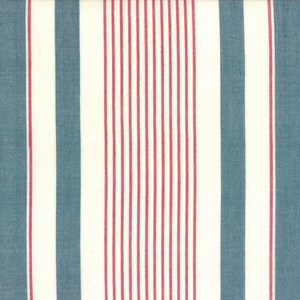 16&quot; Picnic Point Tea Red Blue W  Moda # 992 239 Moda Toweling  Pieces To Treasure Toweling Multi  Sold by the yard