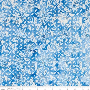 Expressions Batiks Tjaps Carolina Blue by Riley Blake Designs Item Number: BTCB1006 Sold by the yard