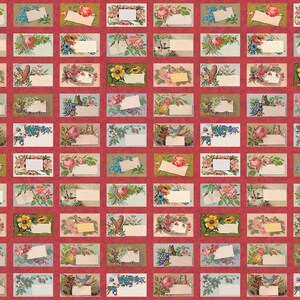 Flea Market Mix Rabarbaro 7352 13D Moda Digitale 100% tessuto di cotone Floral Trade Cards Designer Cathe Holden venduto riproduzioni taglio su misura