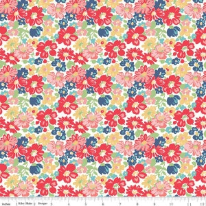 ヴィンテージ ハッピー 2 メイン レッド ライリー ブレイク 商品番号 C9130-RED 繊維含有量 100% コットン デザイナー: ロリ ホルト