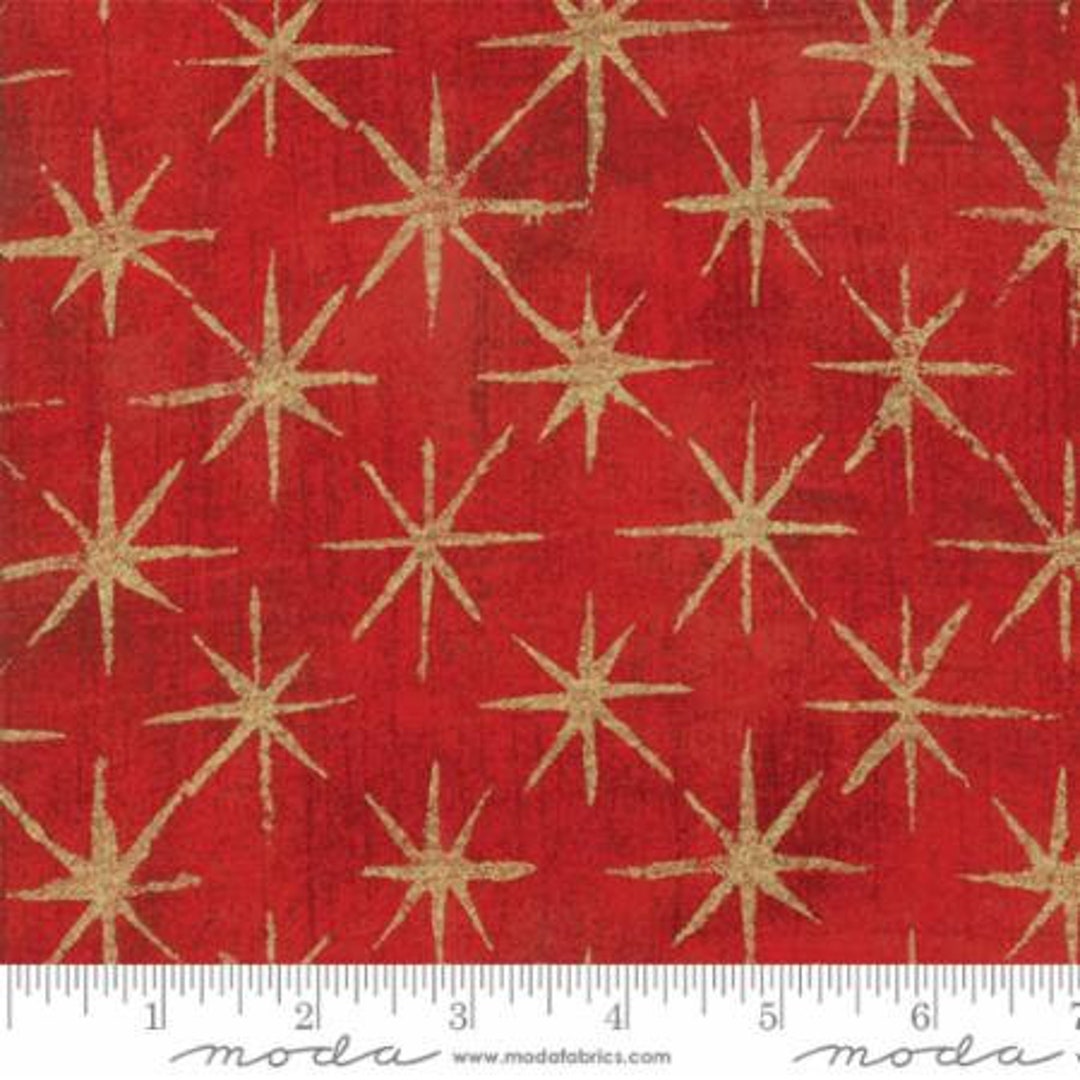 Moda Christmas Fabric Sold by the Yard Designed by Basicgrey Etsy